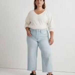 NWT Madewell The Perfect‎ Vintage Wide Leg Jean 26W
